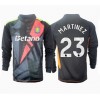 Aston Villa Emiliano Martinez #23 Torwart Auswärtstrikot 2024-25 Langarm